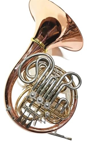 Anfänger Waldhorn 4-Tasten-Waldhorninstrument mit Doppelgoldmessing