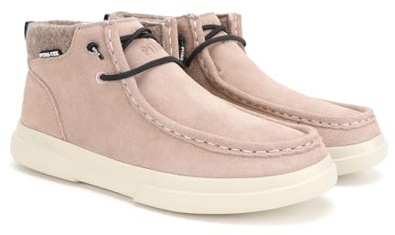 WALK IN PITAS | GARDA | Stivali casual da donna | Stivaletti in pelle| Scarpa urbani | Mocassini | Nautiche invernali | Sneakers Casual | Calzatura Senza lacci | Calzature Walkinpitas | Nude 38