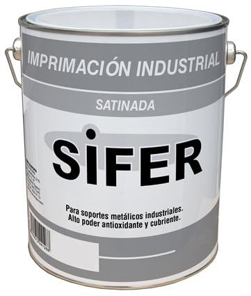 Sifer pintura imprimacion industrial sintet antiox gris 4 lts.