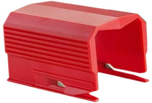 Folpus Geschenkpapierschneider, Werkzeug zum Schneiden von Geschenkpapierrollen, schnell und tragbar, handgefertigte Vorräte, Geschenkpapierschneider zum, Rot