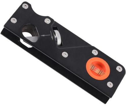 HOMSFOU Pialla per Rifinitura in di Alluminio Utensile per Appiattire Gli Angoli Pialla per Smussare Utensile Manuale per Taglio del Carpentiere Manuale