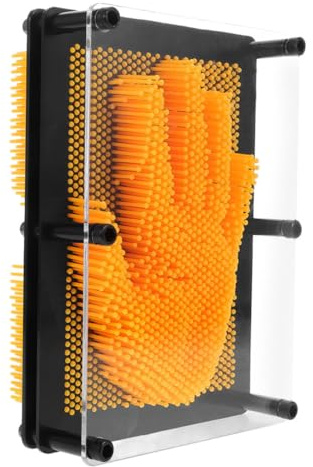 SUPVOX Giocattolo Sensoriale Con Pin Art Gioco Da Tavolo Classico Per Ragazzo Lavagna Con Impressioni Pin Per Sviluppare Creatività e Abilità Materiale Sicuro e Riutilizzabile Per Casa