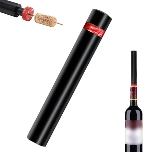 Tire Bouchon a Gaz,Tire Bouchon Pompe à air 7S Cork Pops Out,Décapsuleur à Vin Rouge Outils,Décapsuleur Pompe Ouvre Bouteille Vin Outils,pour Sommelier Amateurs Maison Restaurant