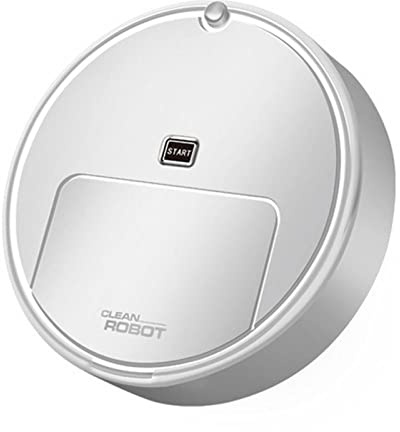 LRFVADW Robot aspirapolvere domestico robot intelligente automatico per la pulizia del pavimento senza aspirazione (alimentazione a batteria bianca)