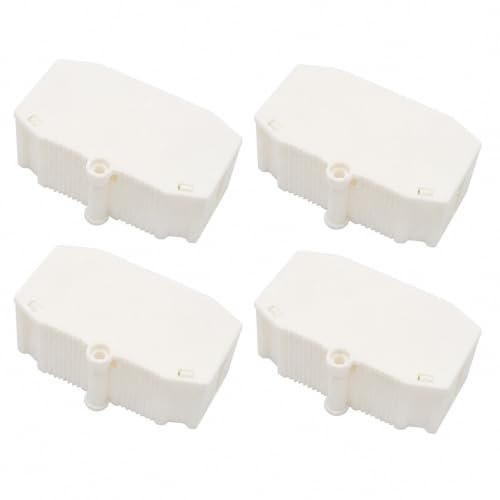 Tinminx 4 Pcs White Plastic Junction Boxes, Cable Connectors for 4-8mm Cables, Dustproof Moistureproof for Indoor Outdoor Electrical Use