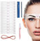HENGBIRD 12 pares de plantillas para cejas + moldeador de cejas + soporte para cejas, juego para un estilo perfecto sin conocimientos previos