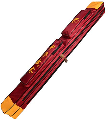 KOINEN Schwerttasche, Tai Chi Tragetasche, Multifunktionale wasserdichte Schwerthülle aus Oxford-Segeltuch, EIN- und doppellagiger Waffenkoffer for Tragen von Schwertern,A (Color : B)