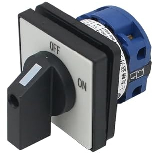 XTVVTODJXT LW26-20 Universalschalter 2 Gänge 1 Gelenk Umkehrschalter 20A EIN- Vielseitiger Umschalter 440V 20A Trennschalter (Color : Beige, Size : 3P-12 terminals)