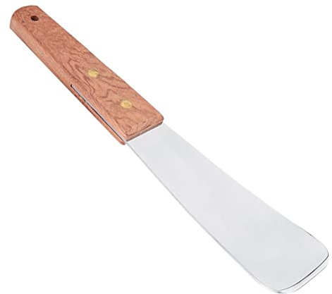 Ice Cream Scoop Stainless Steel Ice Cream Shovel with Wooden Handle Dessert Spade Butter Cutter Kitchen Utensil