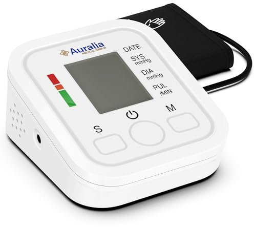 Blood Pressure Monitor with Arrhythmia Detection Arm Fully Automatic Blood Pressure & Pulse Measurement, Colour-Coded Risk Indicator