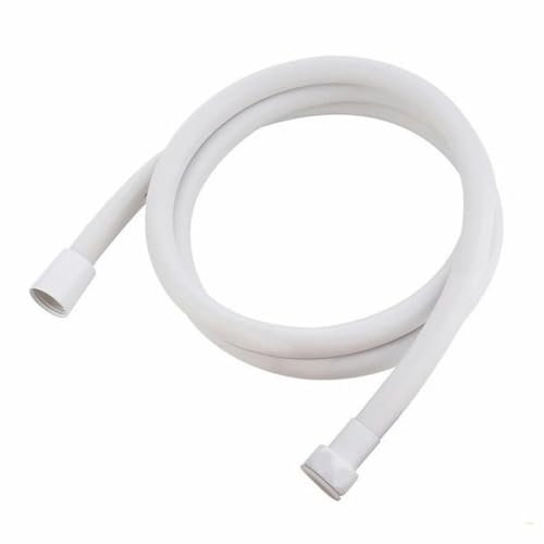 1,5 m/2 m/3 m PVC-Handbrausenschlauch, flexibel, wickelsicher, explosionsgeschützt, Ersatz-Duschschlauch für Badezimmer, weiß, 3 m
