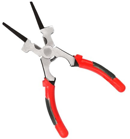 Pinza per saldatura da 20,3 cm per pulire ugelli martello arrotondato taglierina manico ergonomico strumento ausiliario mano forte