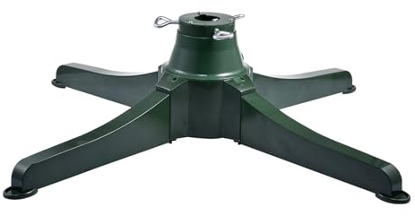 Soporte para árbol de Navidad - Soporte eléctrico giratorio de 360° para árbol, soport para árbols artificial | Base de árbols recargable eléctrica, con cargador, Base para decoración navideña