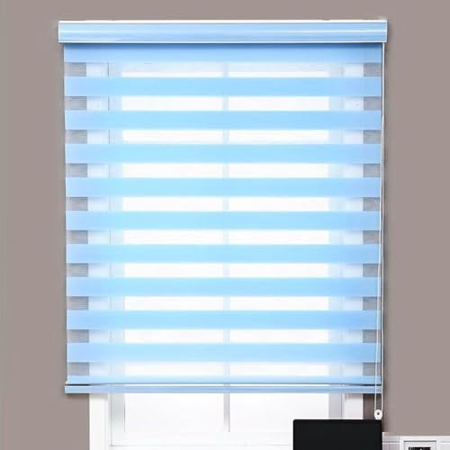 Estor enrollable opaco morado con control de luz diurna y nocturna para sala de estar, dormitorio, oficina, cortina con aislamiento térmico