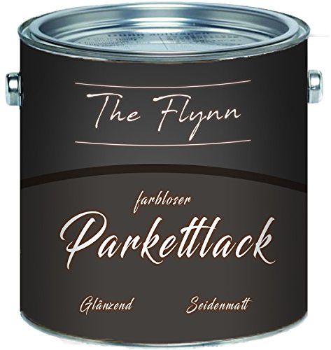 The Flynn hochwertiger Parkettlack Parkettpflege glänzend seidenmatt farblos (10 L, Glänzend)