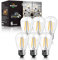 BRIMAX Bombillas LED E27 para Cadenas de Luces de exterior, IP44 impermeable, Luz Calida 2700K, 2W=20W, 180 Lumen, AC220-240V, S14/ST45 Bombilla Edison de vidrio, No Regulable, 6 Unidade