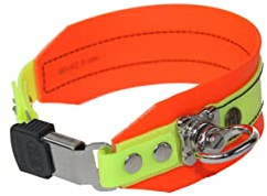 AKAH BioThane® Schweißhalsung Tracker - Halsband für die Nachsuche - Nachsuchehalsband mit Drehwirbel - Schweißhalsband für Jagdhunde (XL)