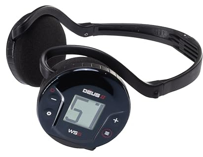 XP METAL DETECTORS WS6 Wireless Headphones for Deus II, Wireless Headset and Stand Alone Unit to Control Your Metal Detector, Perfect Accessory for Deus II Metal Detector