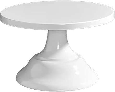 Rutschfester runder Metall-Kuchenständer für Hochzeit & Feiern, weiß - Stabiler Tortenständer mit Rutschfester Basis für einfaches Dekorieren & Servieren