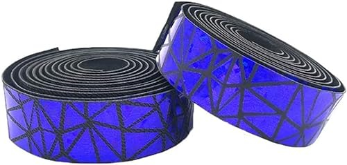 Radfahren Fahrrad Lenkerband, Fahrrad-Lenkerband, Rennrad-Lenkerband mit reflektierendem Farbverlauf, Lenkerbänder/weiches Anti-Vibrations-Wickelband, langlebiges Lenkerband (Farbe: Rot) (Farbe: Ro (