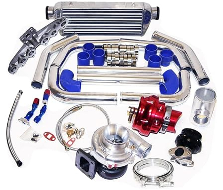 Boshu daili Store Komplette Turbo-Kits, kompatibel mit Toyota 93–98, NUR kompatibel mit Supra DOHC 2JZ-GTE