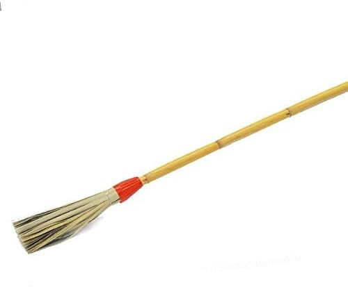 Peyca Escoba de Palma Japonesa con Mango de caña. Gran Resistencia. Uso en Exterior.