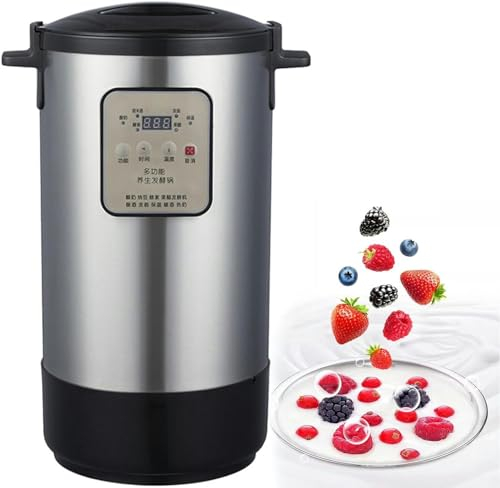 MOSOHINO Yogurtera de 12 litros Fermentador Inteligente de Acero Inoxidable Máquina Fermentadora Eléctrica Control de Tiempo y Temperatura para Cocina Comercial