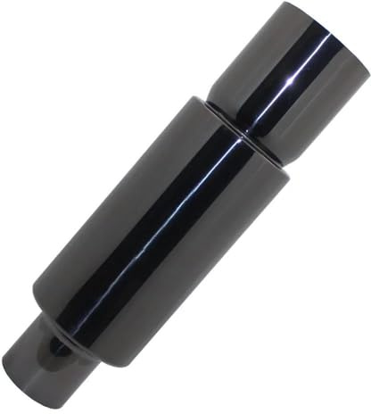 Auspuff Endrohr Universal Auto Auspuffrohr Schalldämpfer Endrohr Edelstahl Schnittstelle 51 57 63MM 76mm Auspuffanlage Ende Auspuffblende(012 Titanium 63mm)