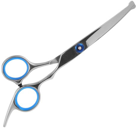 BESPORTBLE Haustier-friseurschere Aus Rostfreiem Edelstahl Runder Kopf Für Sanfte Tierhaarschneidung Ergonomischer Griff Für Heimgebrauch Und Professionelle Tierpflege