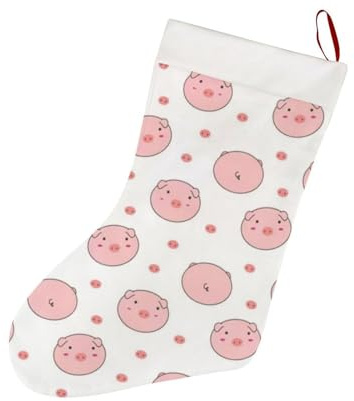 Weihnachtsstrumpf, roter Filz, Weihnachtsstrümpfe mit weißer, superweicher Plüschmanschette für Weihnachtsbaum, Urlaub, Kamin, Familiendekoration
