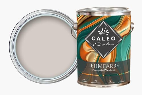 Caleo Color Pintura de arcilla de piedra lunar, 0,15 litros, pintura ecológica para pared para salón y demás, alta cobertura, sin goteo, sin olor
