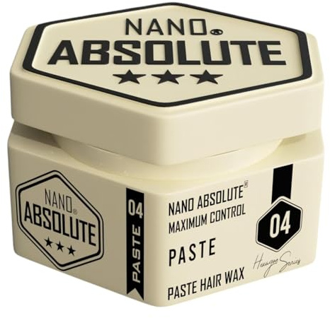 Nano Absolute Matte Hair Wax 140 ml | hårvax | hårstyling vax | hårgel | gelvax | hårvax | män | barbershop Hair Styling (140 ml, 04 – pasta)