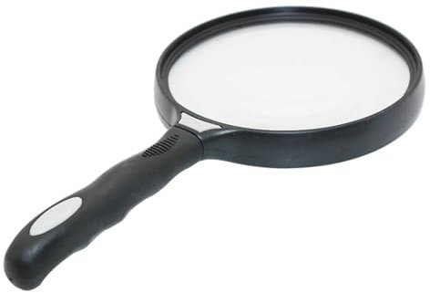 ZRHWSPD Lupen 130 mm große Linse, Handlupe, Lesezeitung, Kartengriff, Lupe, Sehhilfen