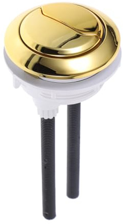 Tofficu Botón De Inodoro De Doble Descarga Redondo Universal Para Reparación De Tanque De Agua Compatible Con La Mayoría De Inodoros Fácil Instalación