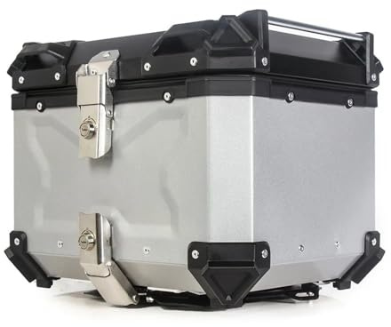 SRKATI Caja de Cola Motocicleta Portaequipajes Lateral para Motocicleta 450MT, Accesorios para Motocicleta 38L45L, baúl Superior, Almacenamiento de Equipaje Trasero, baúl Superior(45L Style 4)