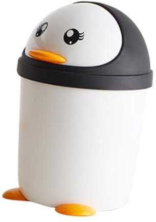 DINHEAROM Cestino Spazzatura Plastica Ribaltabile Organizer Rifiuti Immondizia Per Camera Letto Bagno Ufficio