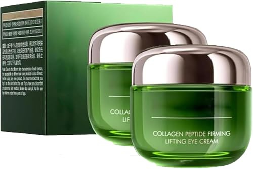 Kollagen-Augenbalsam, straffende, feuchtigkeitsspendende Augencreme, spendet sofort Feuchtigkeit und hellt die Haut auf. Reduziert Schwellungen, Fältchen und Augenringe.