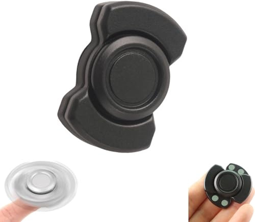 CERFFOOL Hand Spinner EDC Giocattolo Fidget Slider Toys Finger Gyro Magnetico Metallo Owets Anti-Ansia per Adulti Bambini Anti-Stress Sensory Giocattoli Giochi di Dita per Alleviare