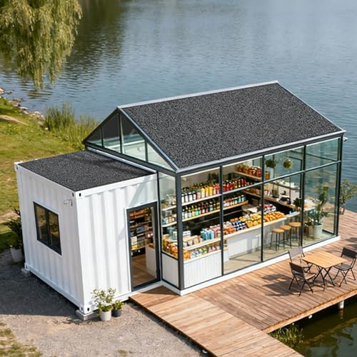 Schallschutzmatte Vordach Selbstklebend Schalldämmung Schallschutz Matte Akustikmatte aus PVC für Markise Dächer Klimaanlage Dämmmatte Tropfkissen Stoppt Tropfgeräusche(Grau,0.6x8 m/1.97x26.2 ft)