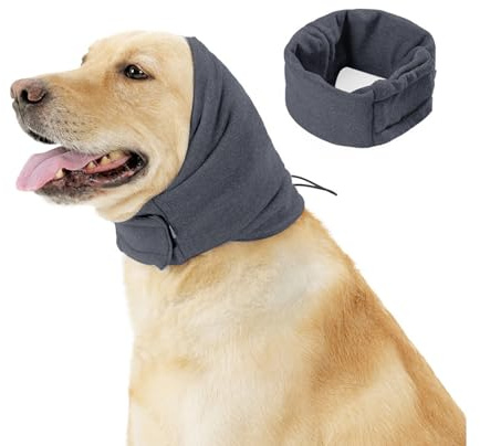 Hunde Ohrenschutz, Hundeohrmuffs & No Shake Ear Wrap, Verstellbare Ohrenschützer Für Haustiere, Lärmschutz Hunde Ohrenschützer, Für Geräuschreduzierung, Angstlinderung Beruhigung