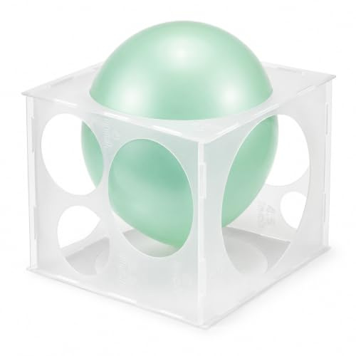 Balloon Sizer Cube Box, 11 Holes Balloon Measure Box