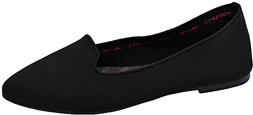 Skechers Girl's Cleo - Sherlock - Engineered Knit Loafer SkimmerBallet Flat | Casual Shoes