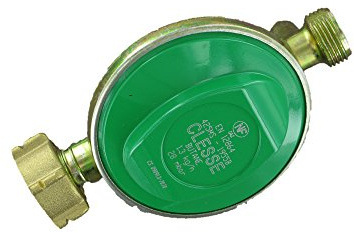 COMAP S651104 - Regulador de gas butano de seguridad roscado - NF 28 mbar - 1,3 kg/h - Botella butano de 13 kg