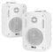 Power Dynamics BGO30 Enceintes Passives 2 Voies 60 Watts, Blanches, Woofer 3, Livré par Paire, Intérieur ou Extérieur, Grille en Aluminium et Support de Montage, Résiste aux Intempéries