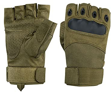 WALKER AND HAWKES - Fingerlose Handschuhe - für Jagd & Sport - rutschfest - Knöchelschutz