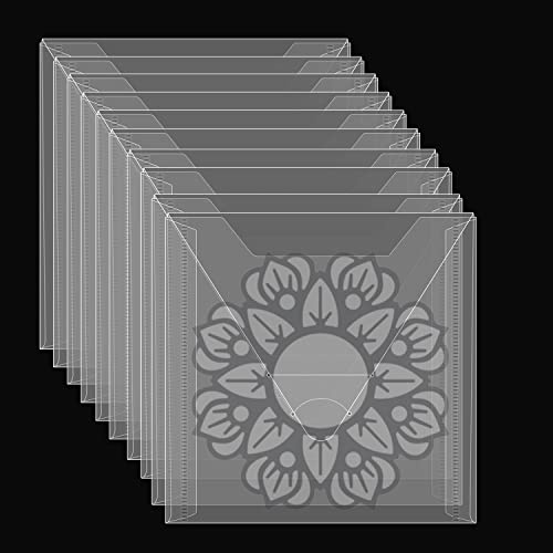 20 Stück Stempel und Stanzformen, transparente Kunststoffbeutel, Aufbewahrungsbehälter für Stanzformen, Schablonen, Album, Stempel, Basteln DIY, Scrapbooking, Papier, Karten, Basteln, Stanzformen