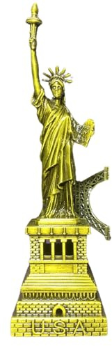 Nikou Freiheitsstatue Statue, Freiheitsstatue New York Figur aus Metall Berühmtes Gebäudemodell für Schreibtischdekoration Geschenk Souvenirs Home Decoration