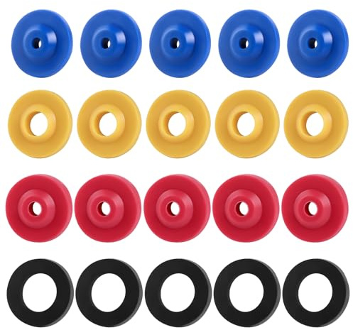 Durchflussbegrenzer, 20 Stück Wassersparer Durchflussbegrenzer für Duschschlauch Silikon Duschdurchflussbegrenzer zum Wasser sparen Spareinsatz Wasserdurchflussbegrenzer für Duschkopf