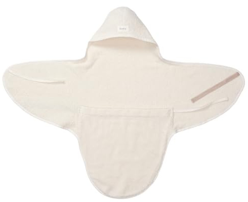 Koeka Einschlagdecke Für Neugeborene - Umschlagtuch Für Baby - Für Jungen Und Mädchen - Dijon - Frottee Aus Bio-baumwolle - Schlaufenfestes Frottee - Weiß - Einheitsgröße
