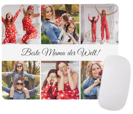 ORWO – Mousepad mit Foto | Naturkautschuk | Matt | 22,8 x 19,0 x 0,5 cm | rutschfest | abgerundete Ecken | Mousepad mit eigenem Foto | für Büro und Gaming geeignet